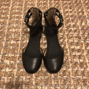 Frye Black Flats